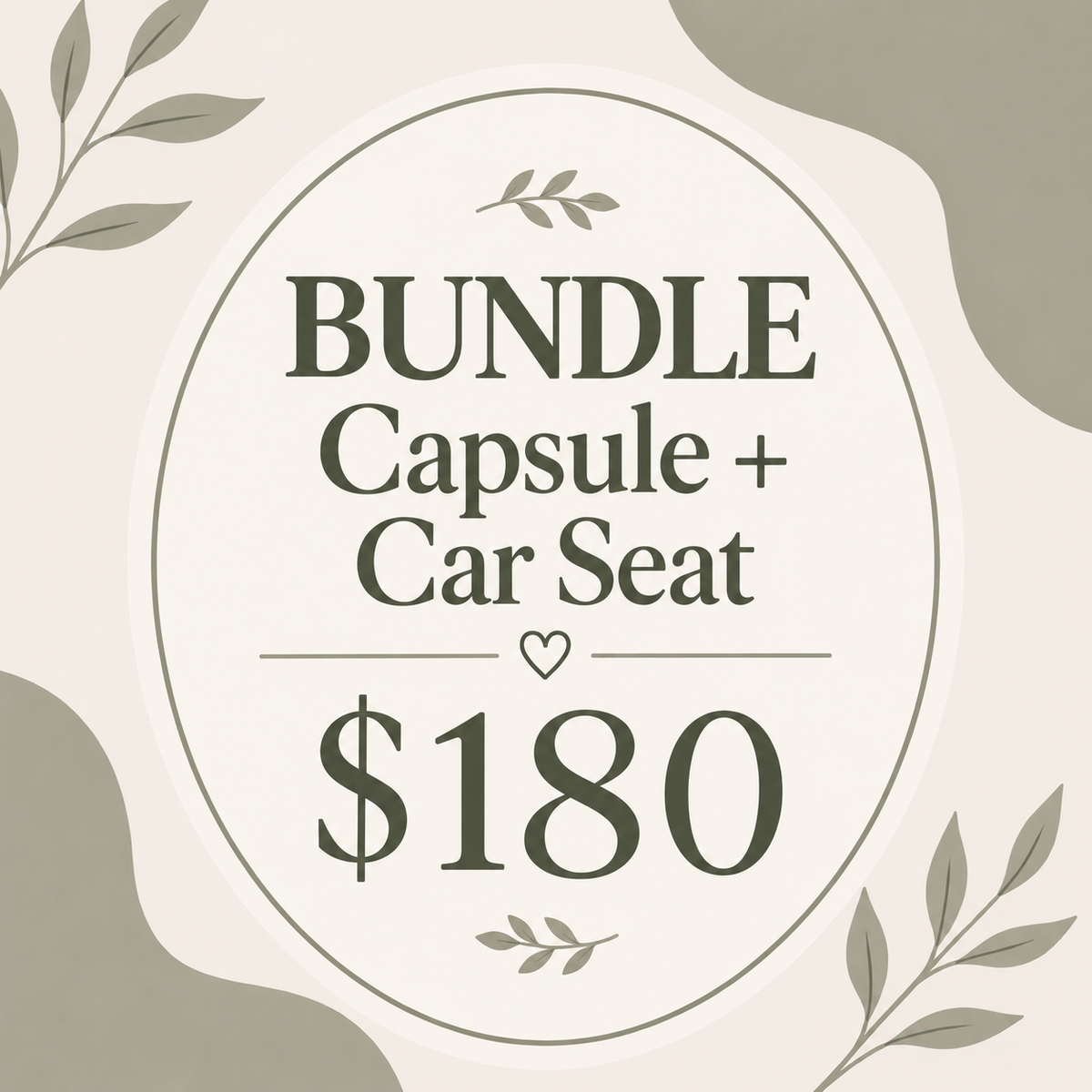 BUNDLE - Capsule + Car Seat
