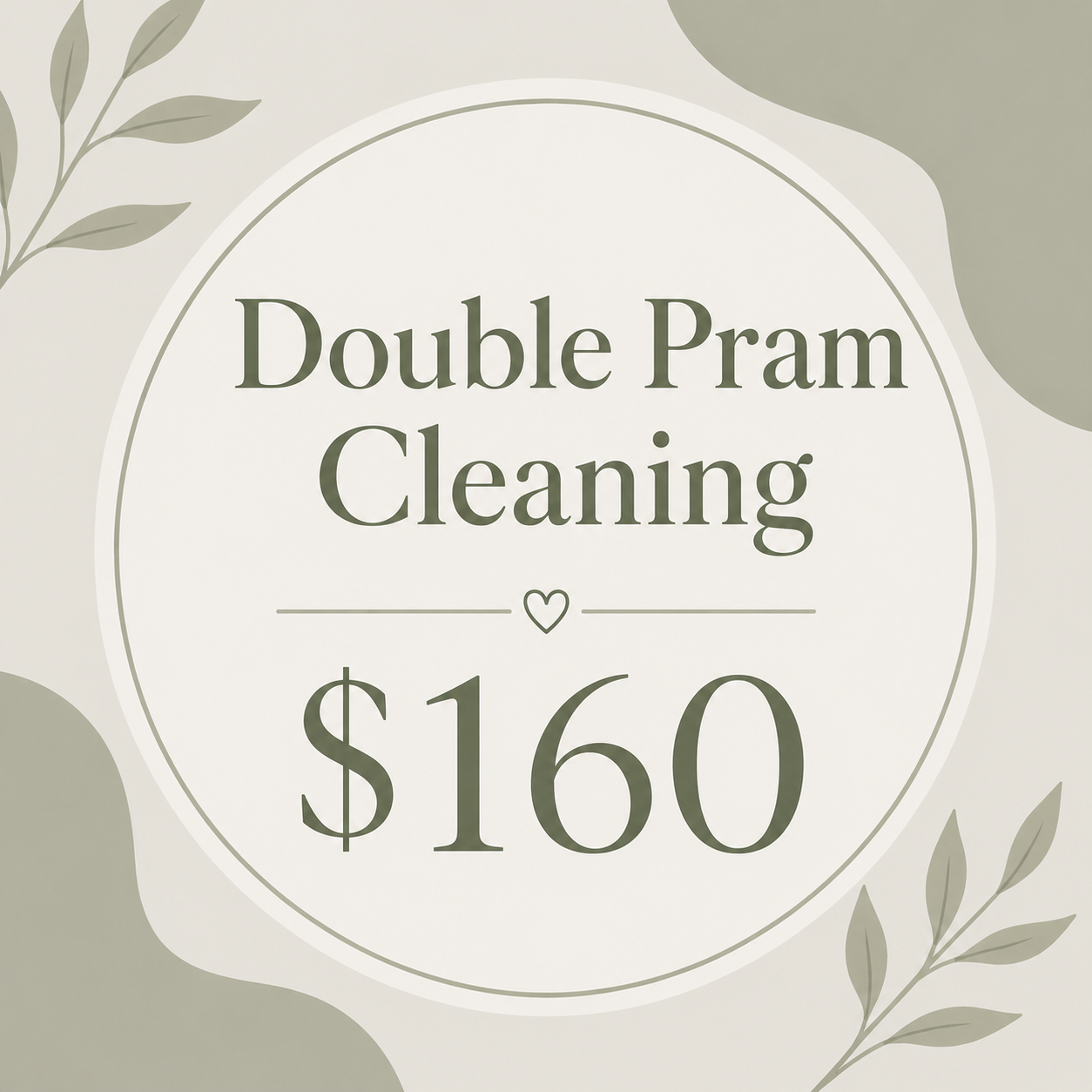 Double Pram Cleaning