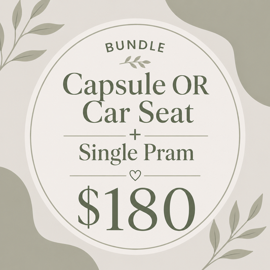 BUNDLE - Capsule OR Car Seat + Single Pram