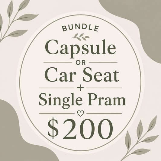 BUNDLE - Capsule OR Car Seat + Single Pram