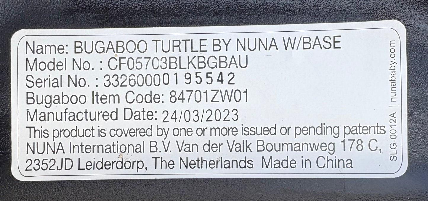 Bugaboo Turtle by Nuna Capsule