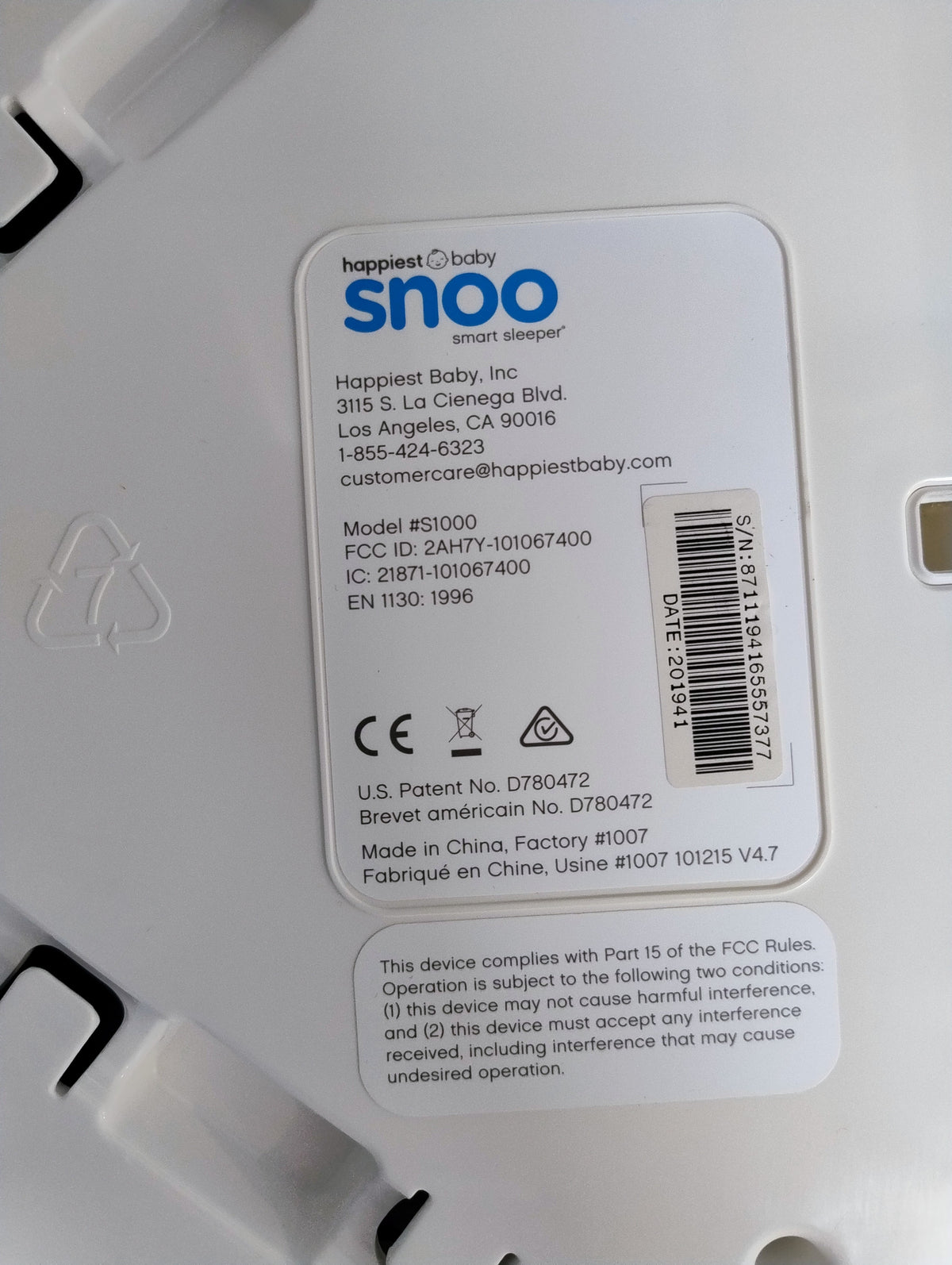 Snoo Smart Sleeper Bassinet
