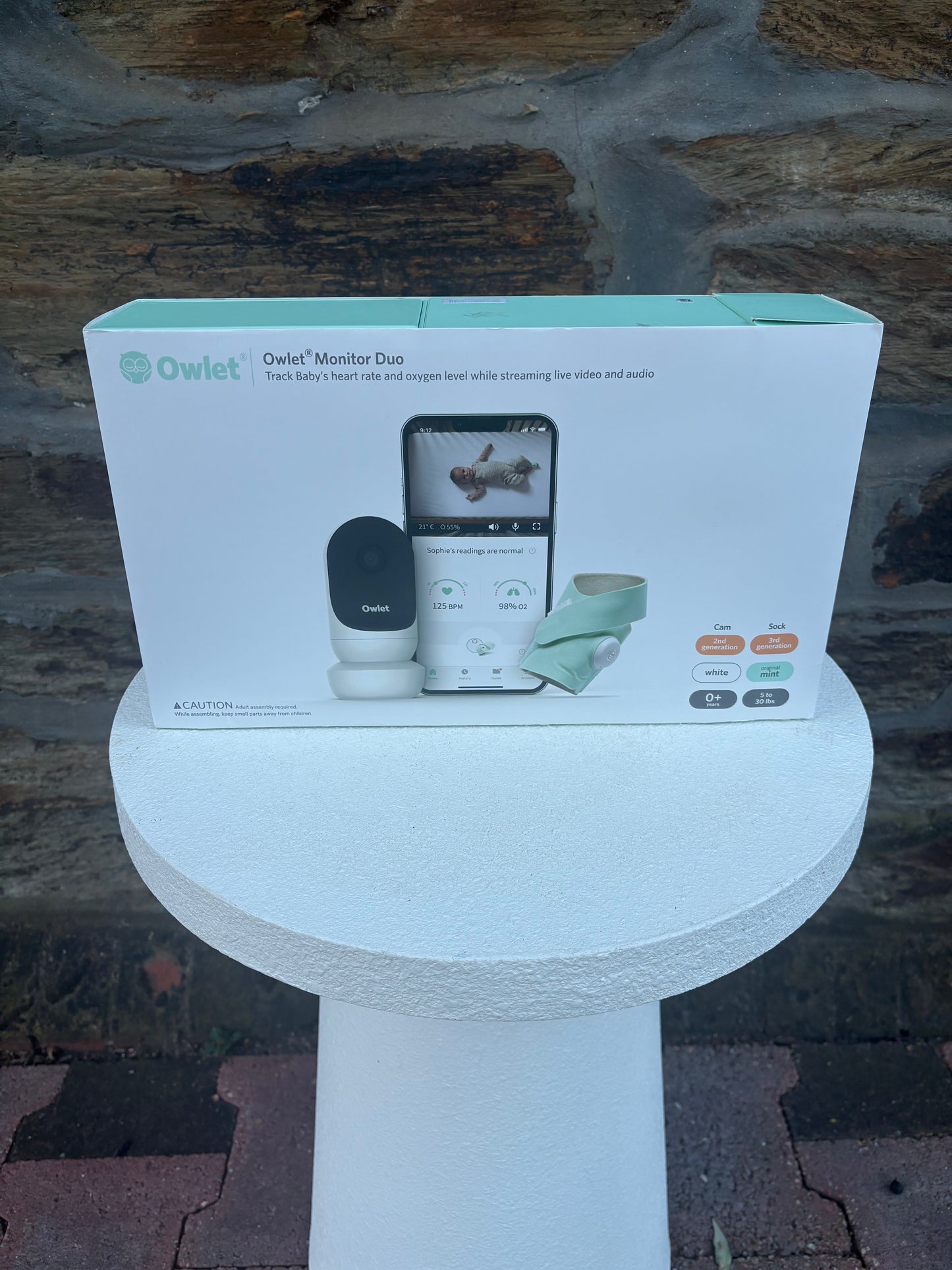 Owlet Monitor Movement Duo Sock + Camera V3