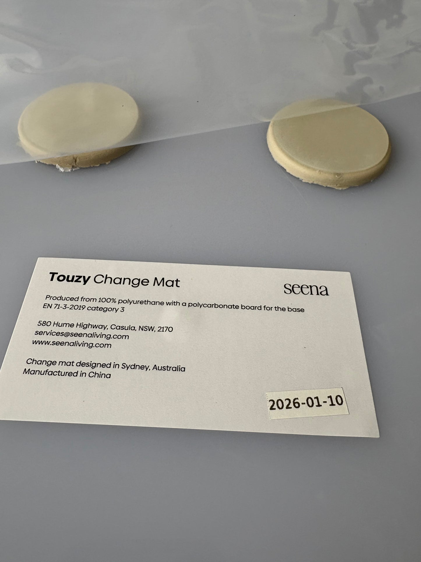 Touzy Change Mat (Stone)