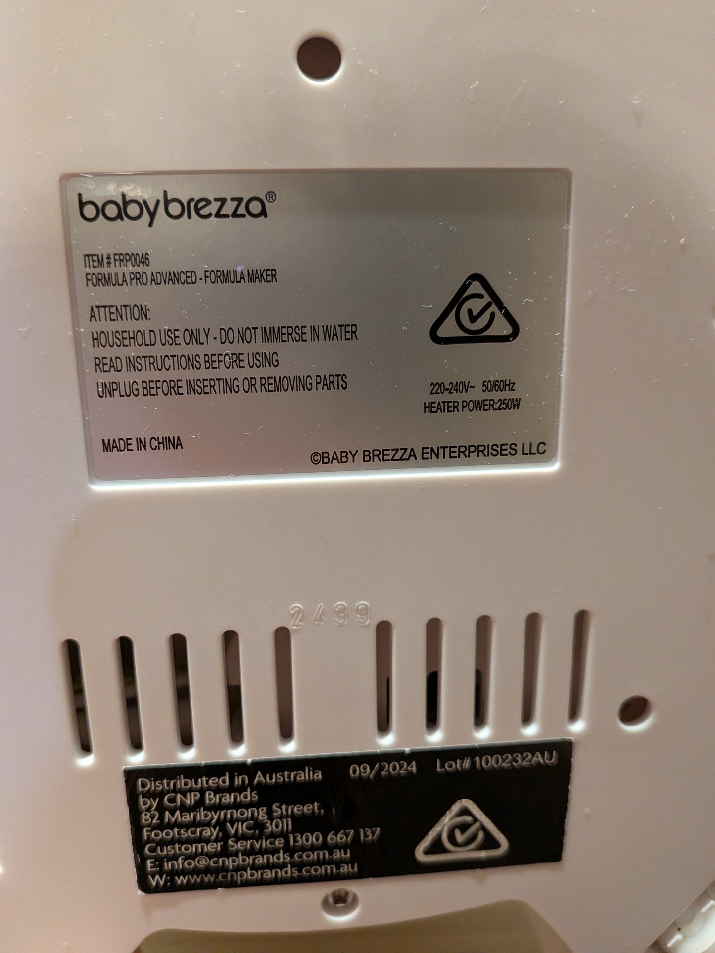 Baby Brezza Formula Pro