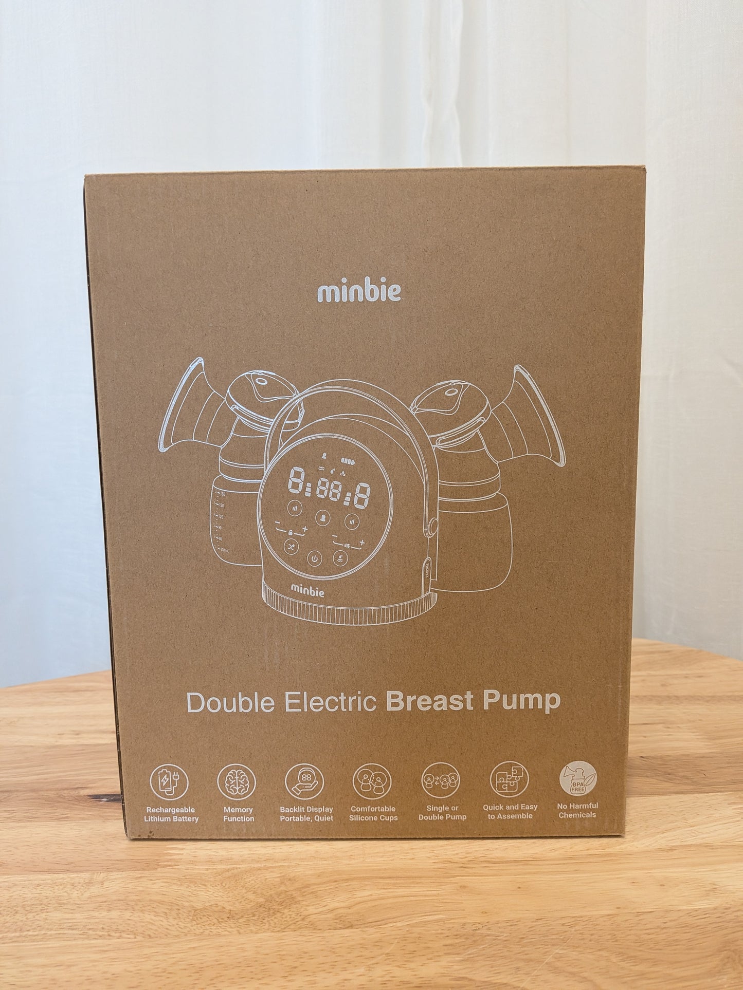Minbie Breast Pump + Bottle Bundle