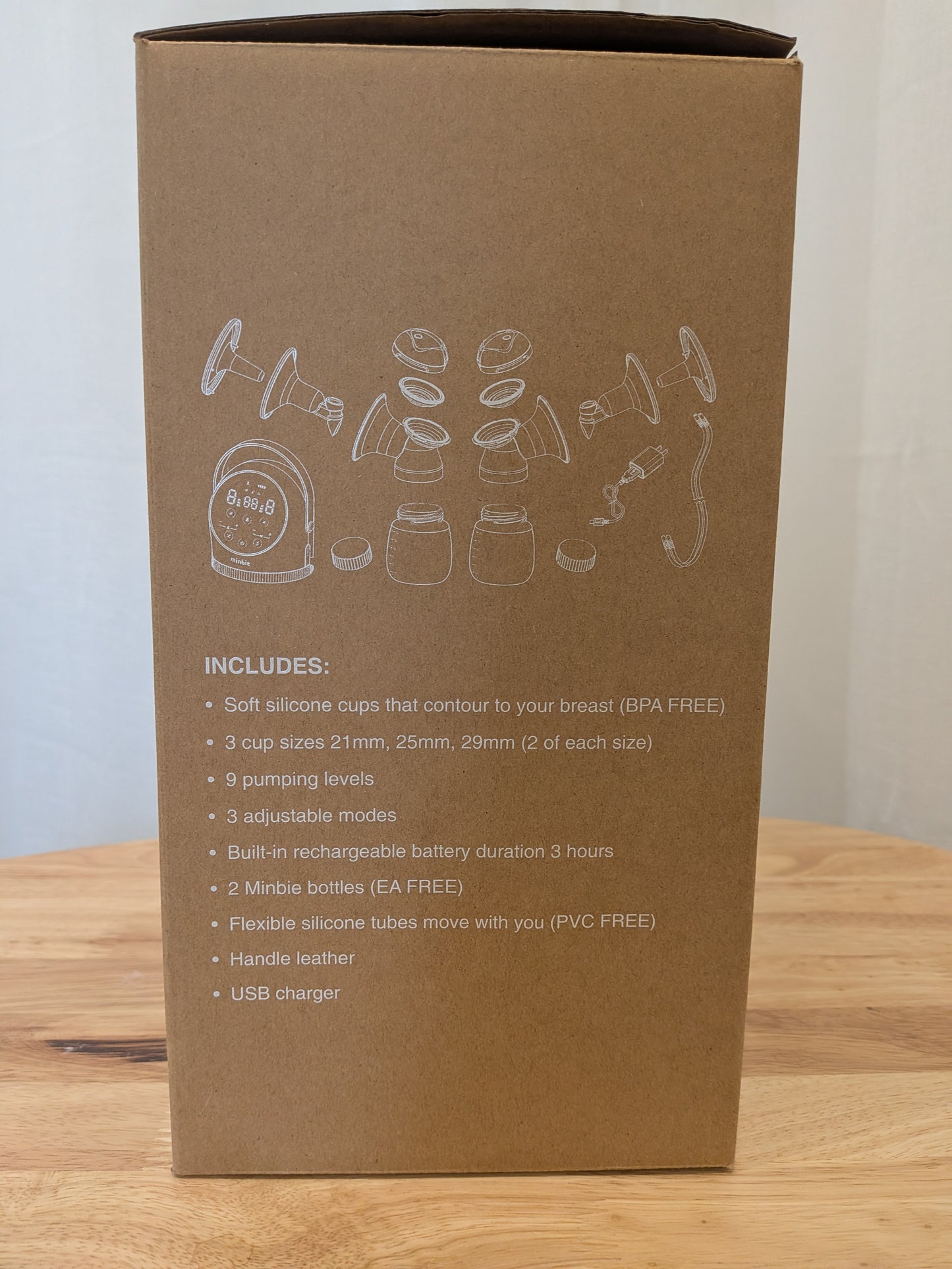 Minbie Breast Pump + Bottle Bundle