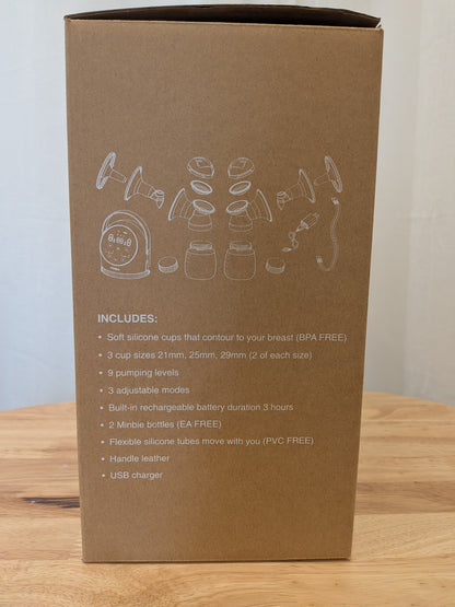 Minbie Breast Pump + Bottle Bundle
