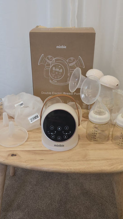 Minbie Breast Pump + Bottle Bundle